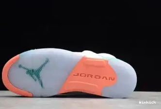 JORDAN AIR 5 440892-100 RETRO 'LIGHT GS AQUA' 0620